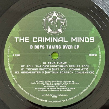 The Criminal Minds - B Boys Taking Over EP (12")