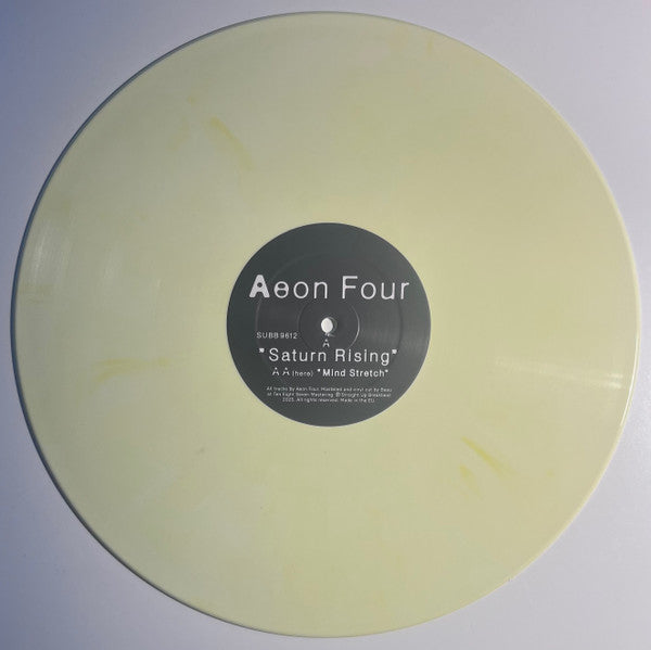 Aeon Four - Saturn Rising - Straight Up Breakbeat (12", Lemon Yellow Vinyl)