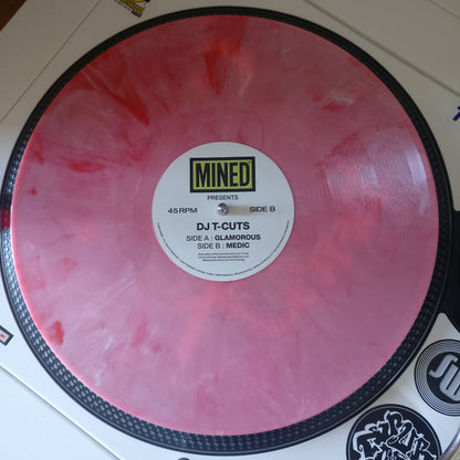 T-Cuts - Mined 003 (12", Pink Marbled)