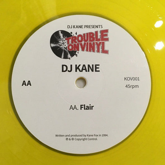 DJ Kane - Slave (Ricky Force Remix) / Flair - Trouble On Vinyl (12",  Yellow)