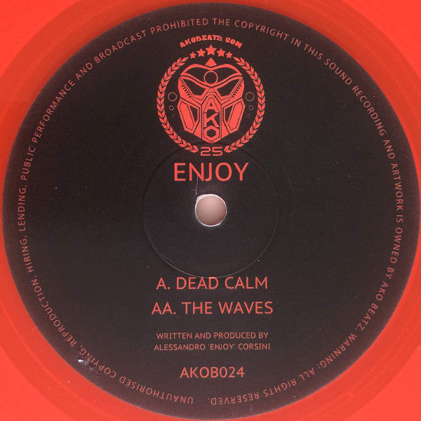 Enjoy - Dead Calm / The Waves - AKO Beatz (12",  Orange Blood Translucent)