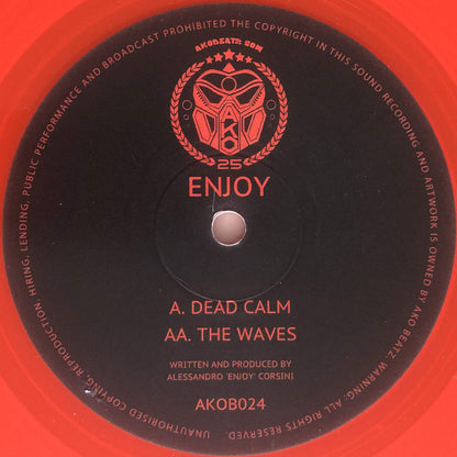 Enjoy - Dead Calm / The Waves - AKO Beatz (12",  Orange Blood Translucent)