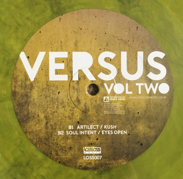 Various - Versus Volume Two - Lossless Music (12",  Yellow/black)