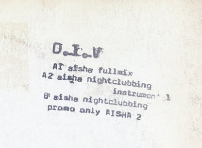 D.I.V - Aisha (12")