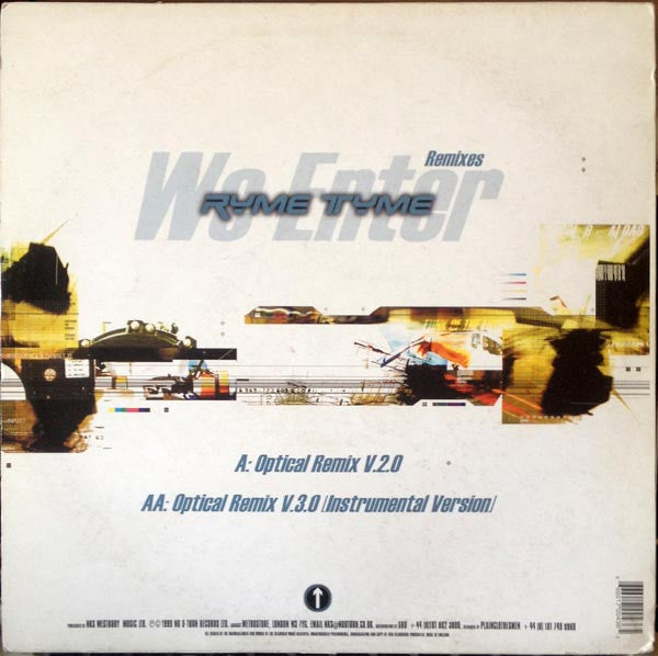 Ryme Tyme - We Enter (Remixes) - No U-Turn (12")
