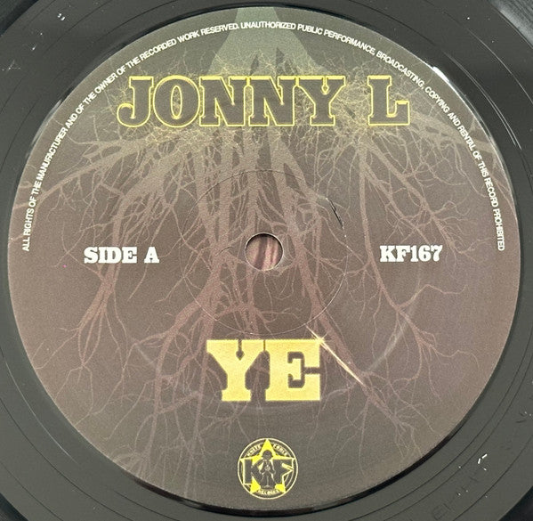 Jonny L - Ye b/w Roots - Kniteforce Records (10")