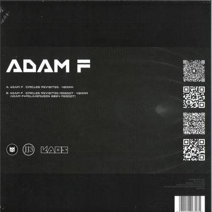 Adam F - Circles Revisited / Reboots  - 181 Recordings (12" Orange Vinyl)