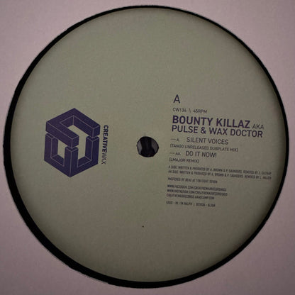 Bounty Killaz - Silent Voices (Tango Unreleased Dubplate Mix) / Do It Now (LMajor Remix) - Creative Wax (12")