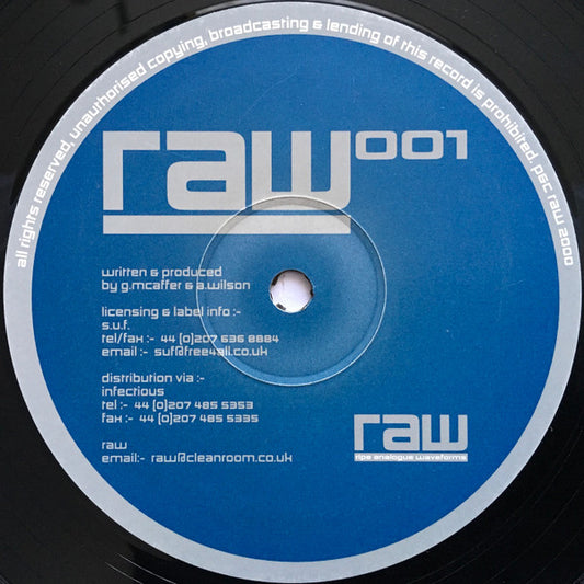 G.McAffer & A.Wilson - RAW 001 (12")