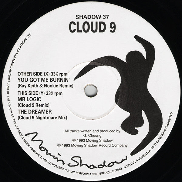 Cloud 9 - Remix EP - Moving Shadow (12")