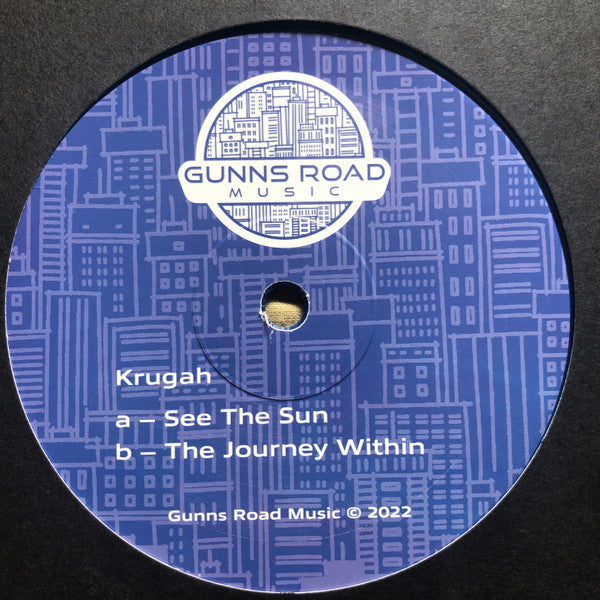 Krugah - See The Sun  - Gunns Road Music (12", Blue Translucent)