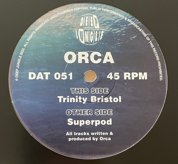 Orca - Superpod / Trinity Bristol  (12")