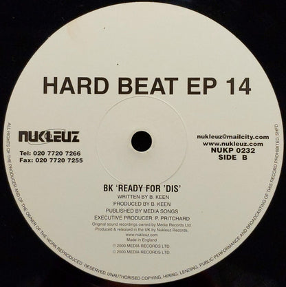 BK - Hard Beat EP 14 - Nukleuz (12")