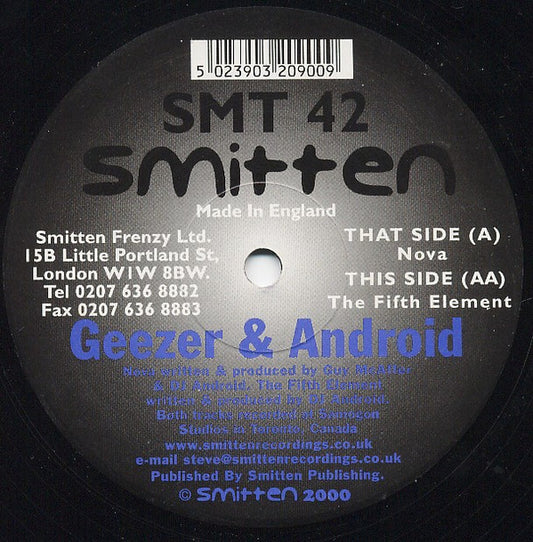 Geezer & Android - Nova / The Fifth Element (12")