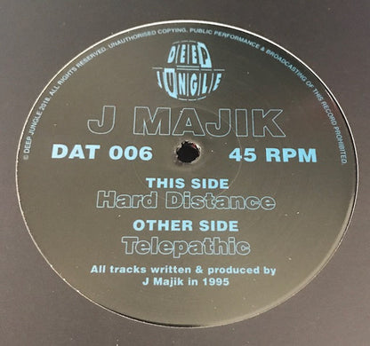 J Majik - Telepathic / Hard Distance - Deep Jungle (12")