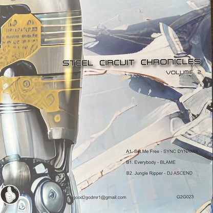 Various - Steel Circuit Chronicles Volume 2 (12", Blue Black Splatter)