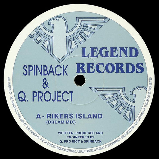 Spinback & Q. Project* - Rikers Island (12")