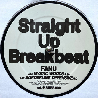 Fanu - Timetravels - Straight Up Breakbeat (12")