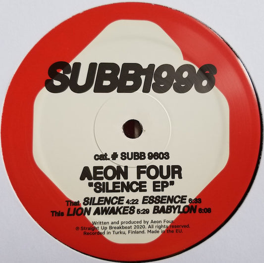 Aeon Four - Silence EP (12", 33 ⅓ RPM, EP)