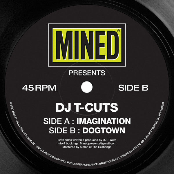 T-Cuts - Mined 004 - Mined (12",   Yellow Marbled)