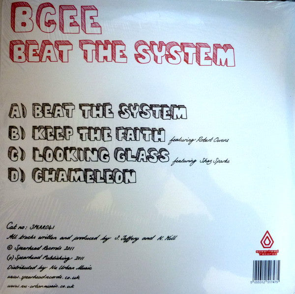 BCee - Beat The System - Spearhead Records (12" & CD)