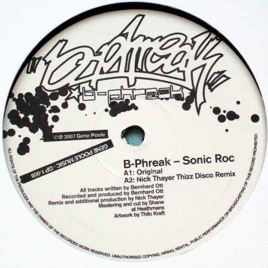 B-Phreak - Sonic Roc (12")