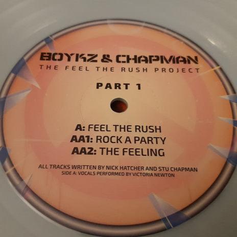 Boykz & Chapman - The Feel The Rush Project Part 1 (12", Ice Blue Vinyl)