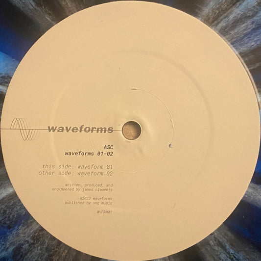 ASC - Waveforms 01-02 - Waveforms (10",  Blue Splatter)