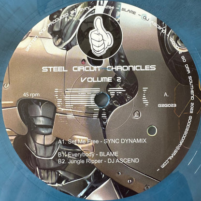 Various - Steel Circuit Chronicles Volume 2 (12", Blue Black Splatter)