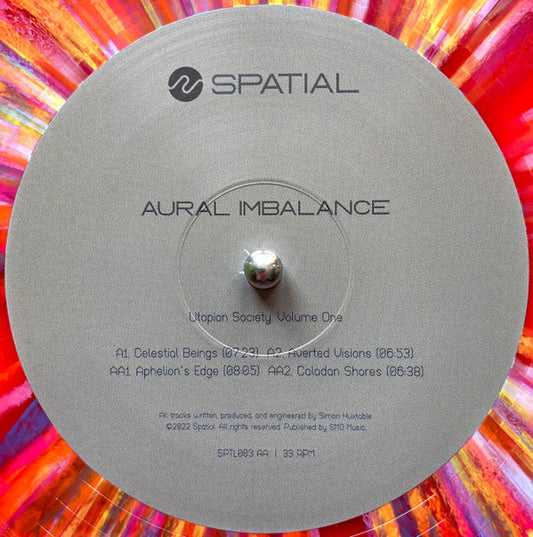 Aural Imbalance - Utopian Society, Volume One - Spatial (12", Multicolour Splatter / Red Translucent )