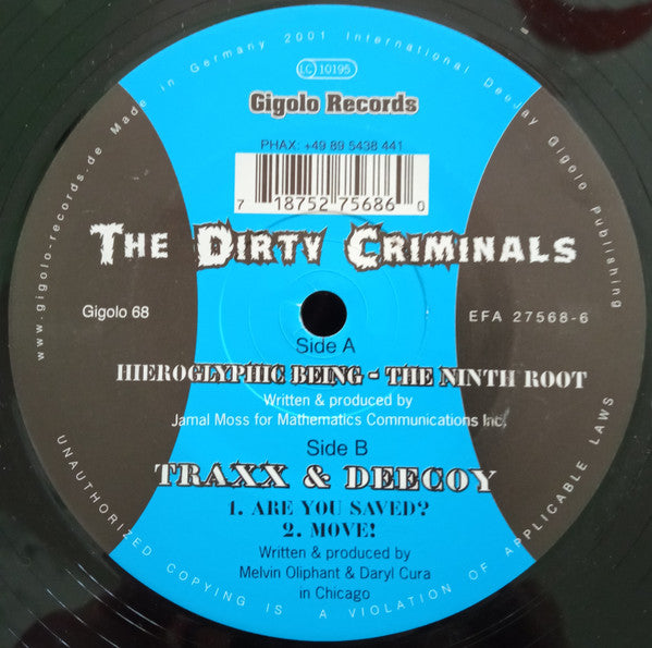 The Dirty Criminals - The Dirty Criminals (12")