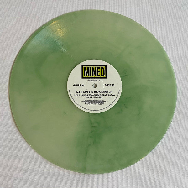 T-Cuts - Smokers Anthem / My Soul - Mined (12", Smoked green)