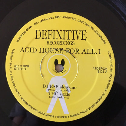 Various - Acid House For All (3x12")