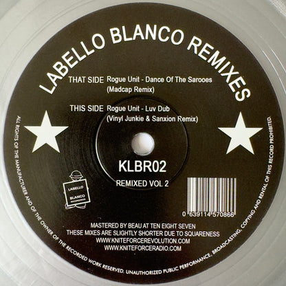 Rogue Unit - Remixed Volume 2 - Labello Blanco Recordings (8", Silver, Square)