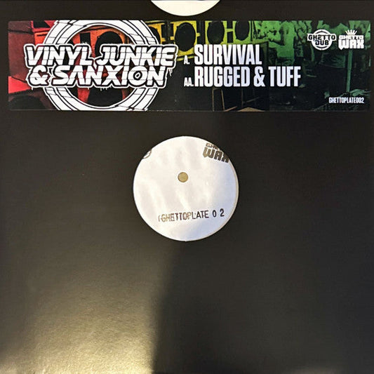 Vinyl Junkie - Survival / Rugged & Tuff -  (10" Ltd Edition Lathe Cut) - Includes WAV Download