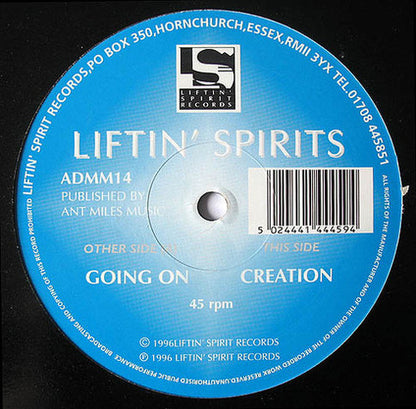 Liftin' Spirits - Going On / Creation - Liftin' Spirit Records (12")