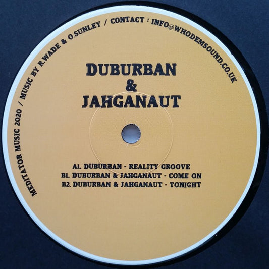 Duburban & Jahganaut - Reality Groove (12", EP)