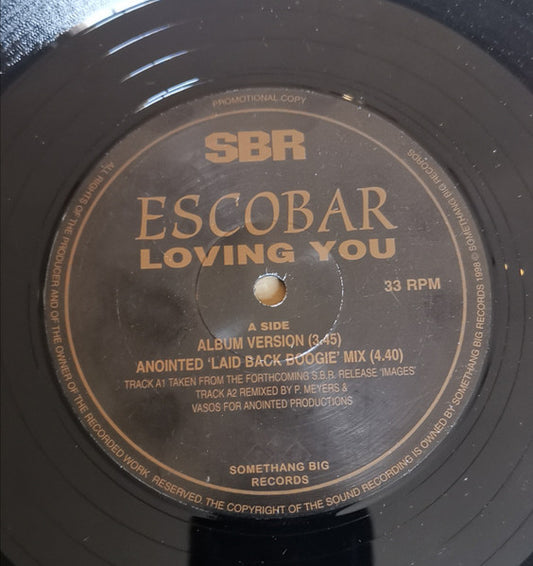 Escobar - Loving You - Somethang Big Records (12")