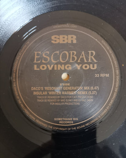 Escobar - Loving You - Somethang Big Records (12")