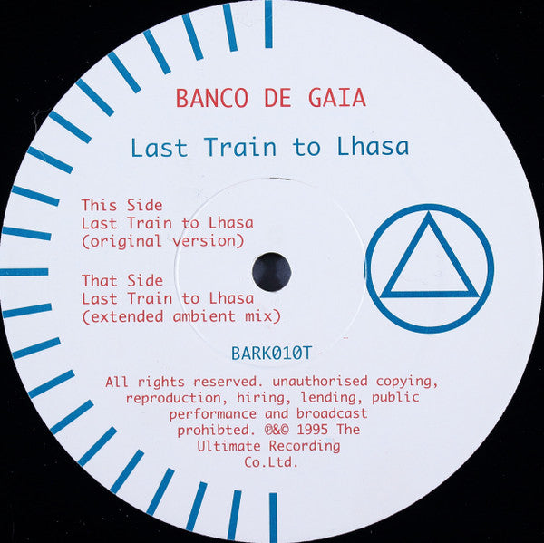 Banco De Gaia - Last Train To Lhasa (12")