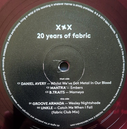 Various - 20 Years Of Fabric (2x12", Purple Transparent)