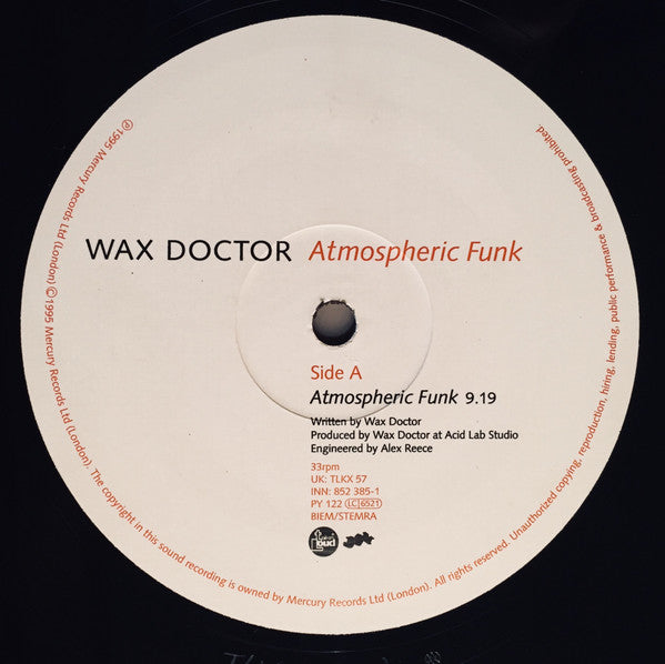 Wax Doctor - Atmospheric Funk - Talkin' Loud (12")