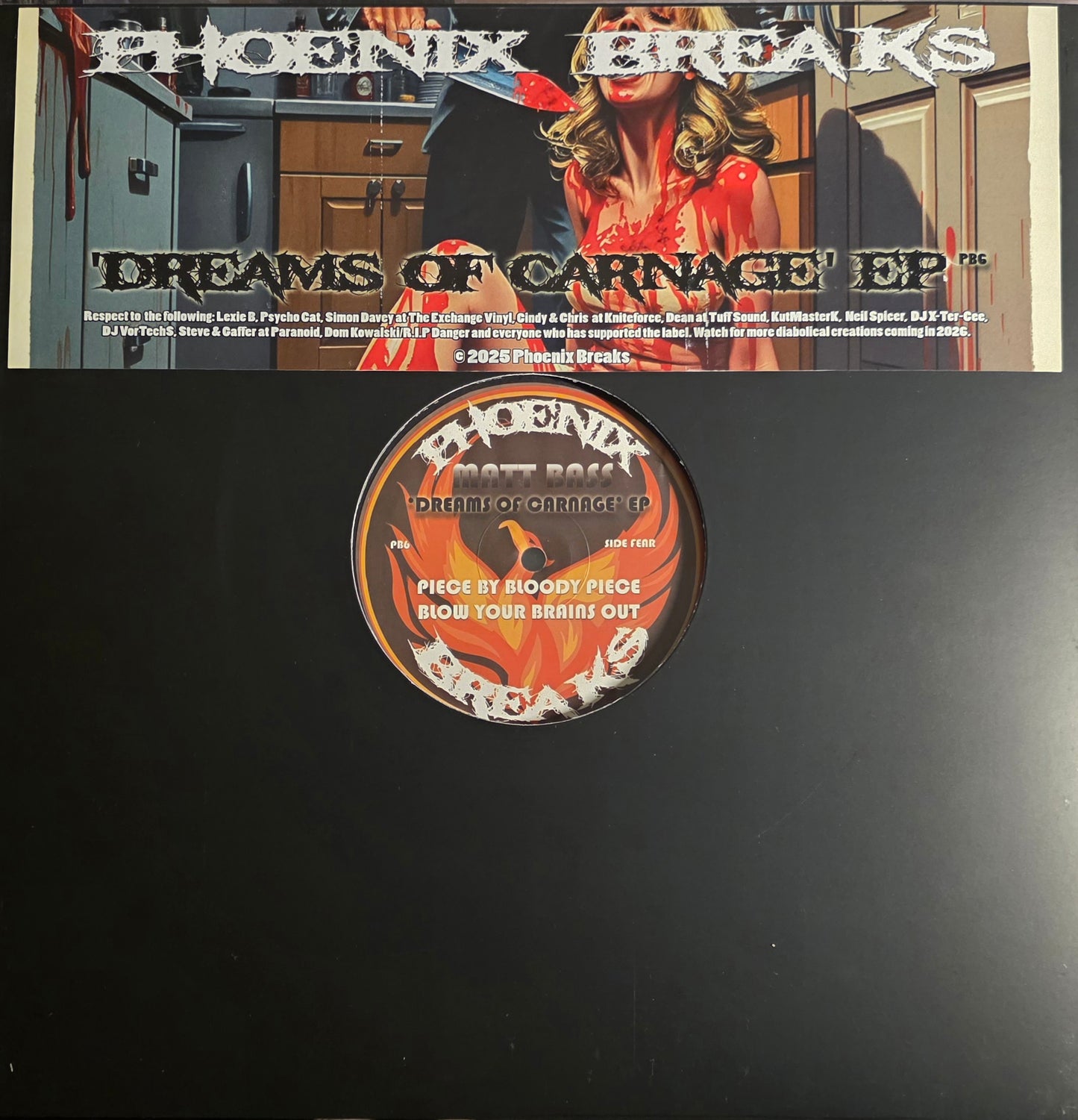 Matt Bass - Dreams Of Carnage EP - Phoenix Breaks (12") - Vinyl Junkie UK
