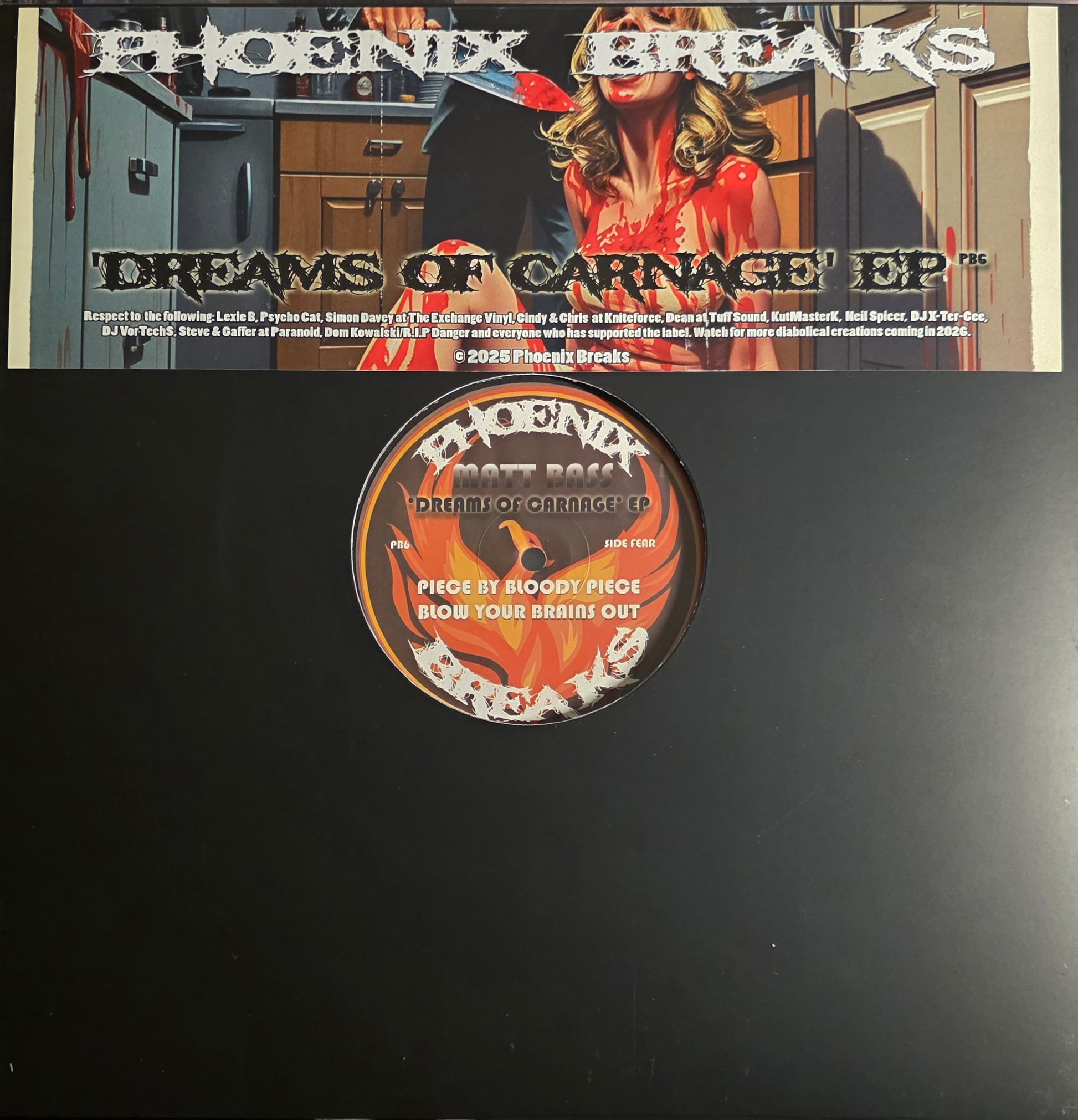 Matt Bass - Dreams Of Carnage EP - Phoenix Breaks (12") - Vinyl Junkie UK