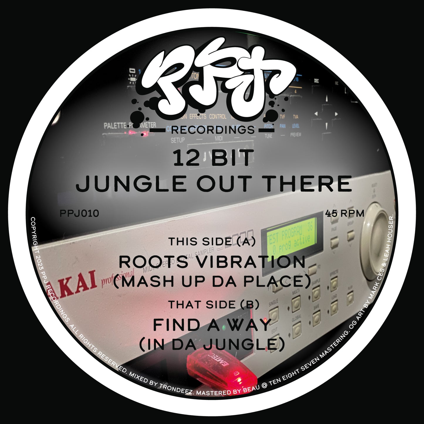12bit Jungle Out There - PPJ 010 - PPJ Recordings (12") - Vinyl Junkie UK