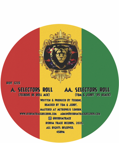 DJ Rus De Tox - Selector Roll (Remixes) - Riddim Track Records (12")