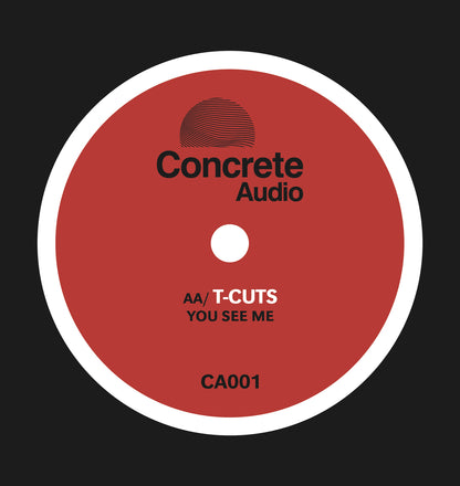T-Cuts - Dub Plate Pressure (Feat. MC Moose) / You See Me - Concrete Audio (12")