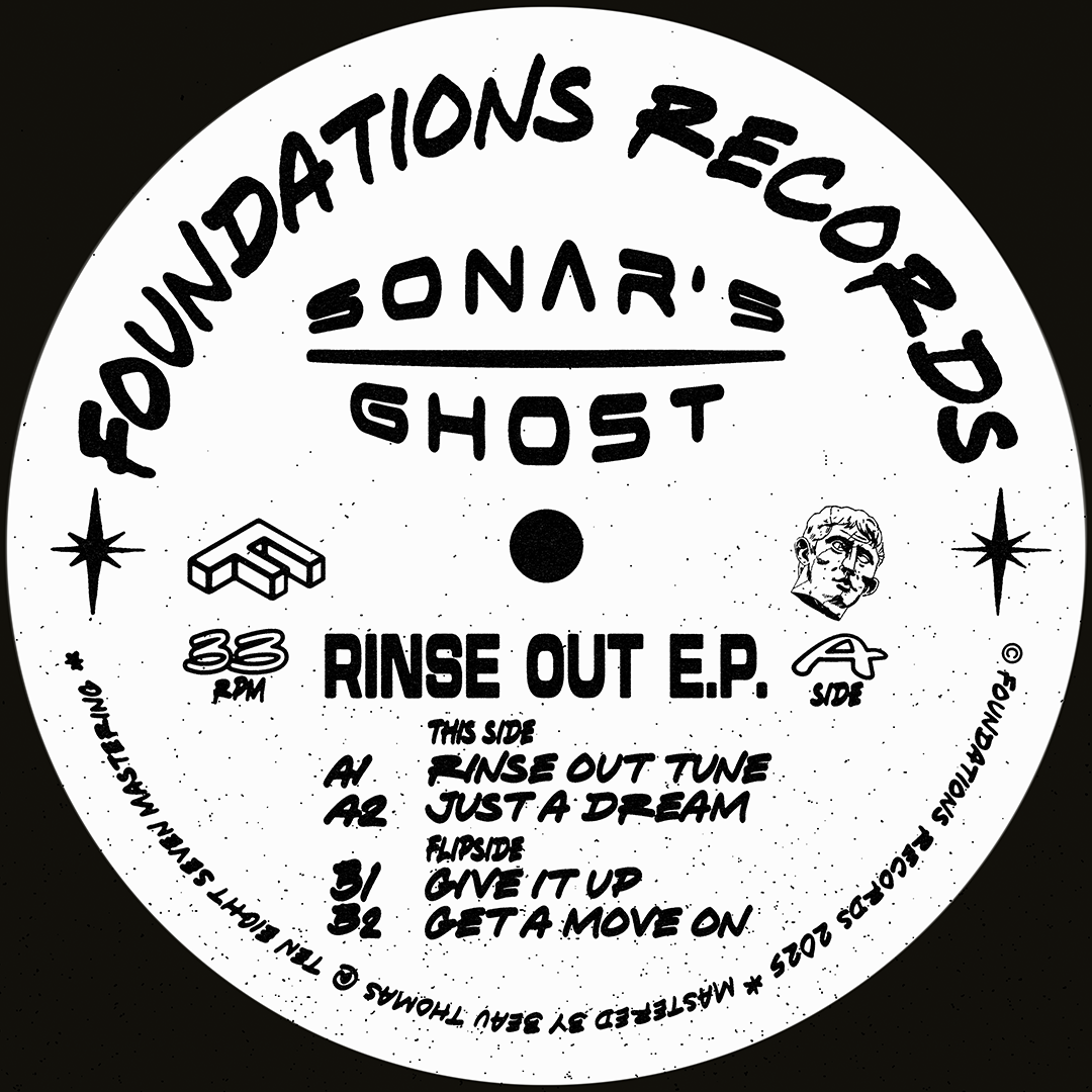 Sonar's Ghost - Rinse Out - Foundations Records - PRE-ORDER (12") - Vinyl Junkie UK