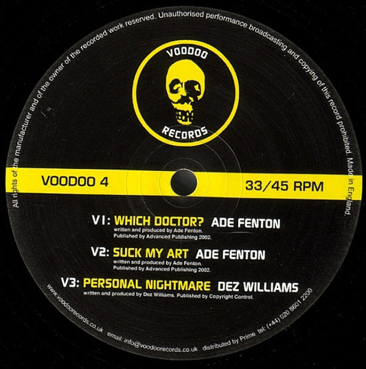 Ade Fenton / Dez Williams - Voodoo 4 (12")