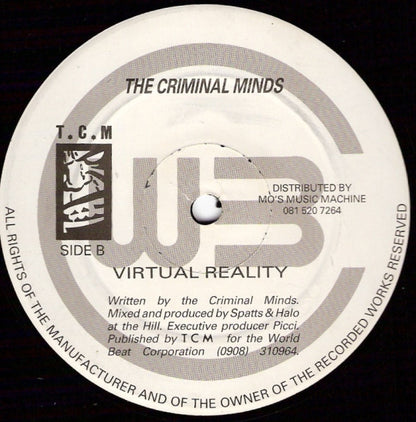 The Criminal Minds - Baptised By Dub - World Beat Corporation (12")